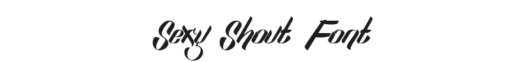 Sexy Shout Font