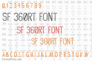 SF 360RT Font