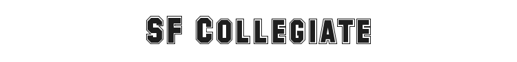 SF Collegiate Font