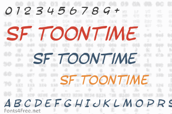 SF Toontime Font