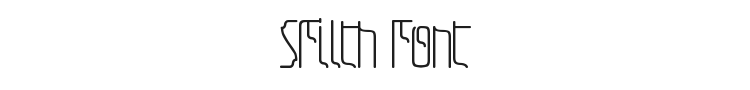 Sfilth Font Preview