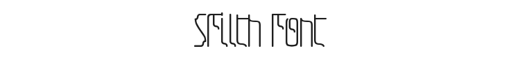 Sfilth Font