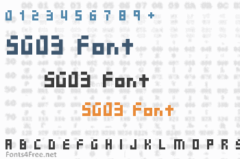 SG03 Font