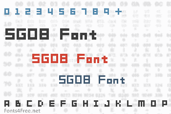 SG08 Font