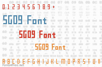 SG09 Font