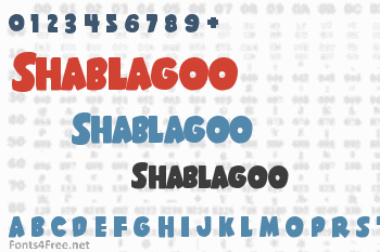 Shablagoo Font