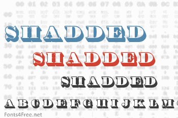 Shadded Font