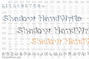 Shadow HandWrite Font