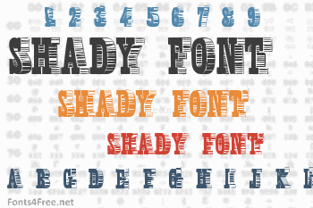 Shady Characters Font