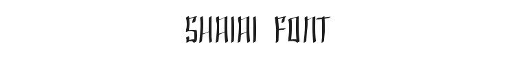 Shai Fontai Font Download - Fonts4Free