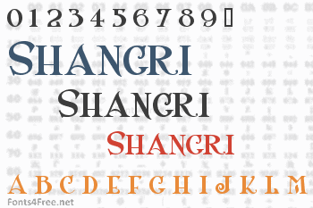 Shangri Font