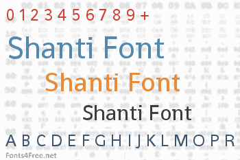 Shanti Font