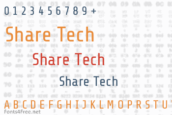 Share Tech Font