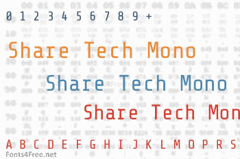 Share Tech Mono Font