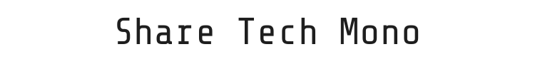 Share Tech Mono Font