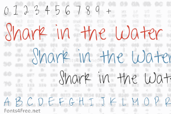 Shark in the Water Font