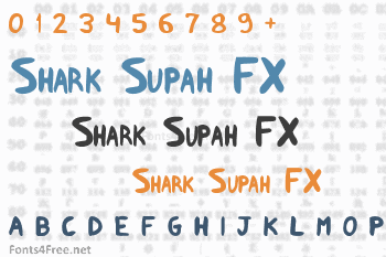 Shark Supah FX Font