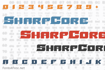 SharpCore Font