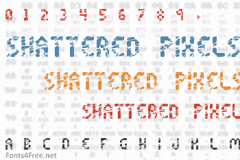 Shattered Pixels Font