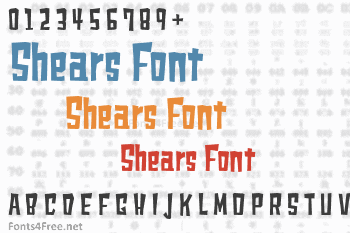 Shears Font