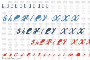Sherley XXX Font