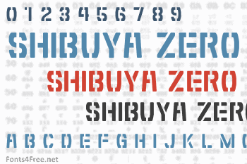 Shibuya Zero Font