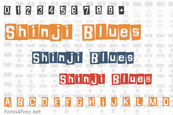Shinji Blues Font