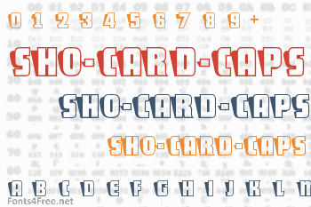 Sho-Card-Caps Font