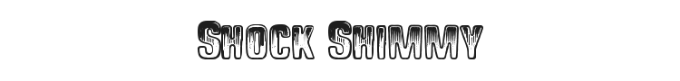Shock Shimmy Font Preview