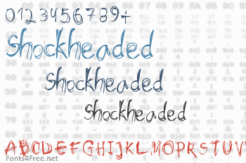 Shockheaded Font