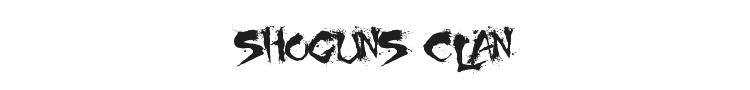 Shoguns Clan Font