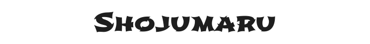 Shojumaru Font