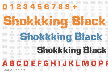 Shokkking Black Font