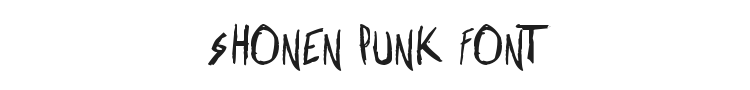 Shonen Punk Font Preview