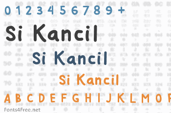 Si Kancil Font