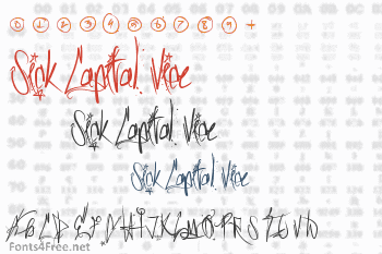 Sick Capital Vice Font