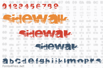 Sidewalk Font