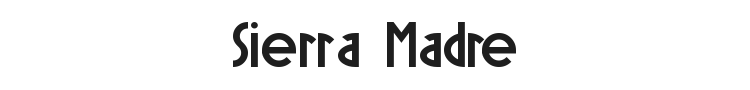 Sierra Madre Font