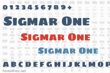Sigmar One Font