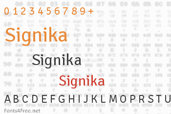 Signika Font