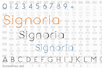 Signoria Font