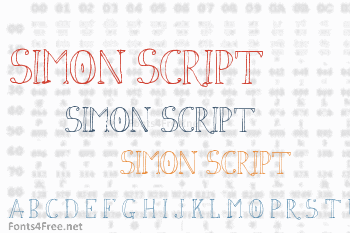Simon Script Font