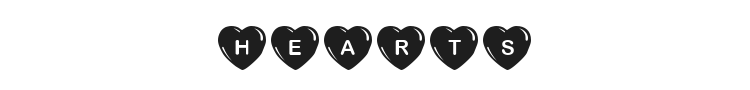 Simple Hearts Font