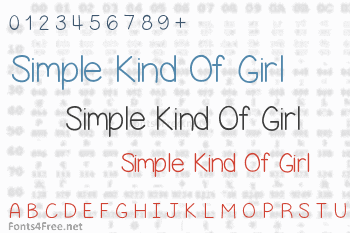 Simple Kind Of Girl Font