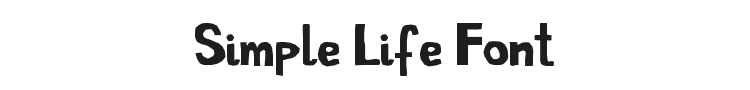 Simple Life Font Preview