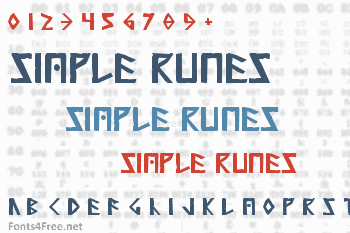 Simple Runes Font