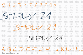 Simply 21 Font