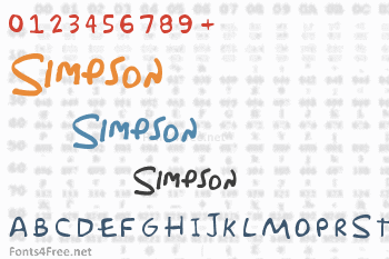 Simpson Font