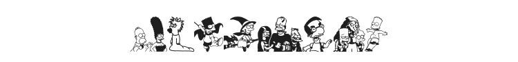 Simpsons Treehouse of Horror Font Preview