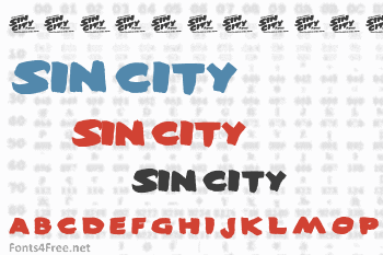 Sin City Font